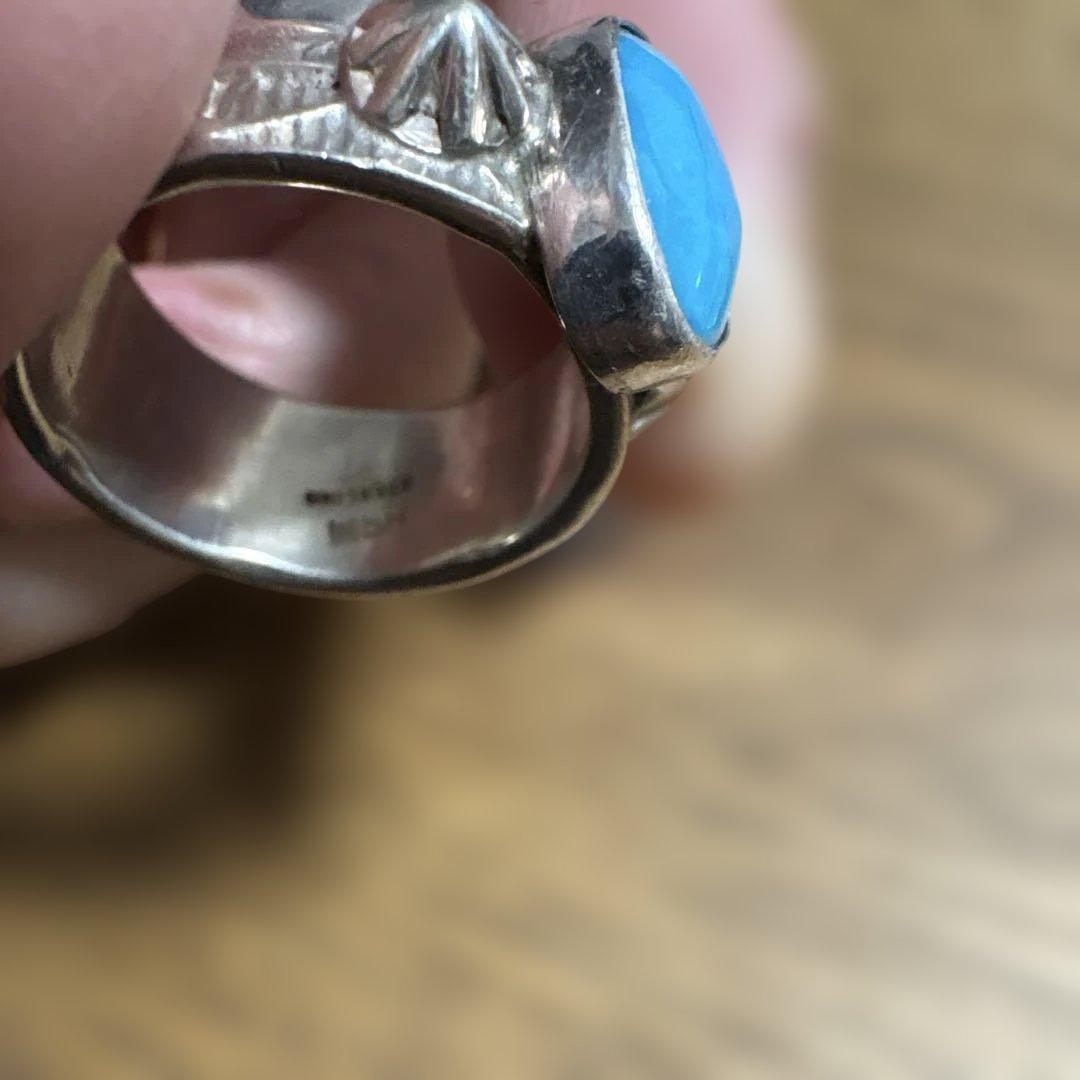 ヘンリーマリアーノ　ターコイズ シルバー バングル リング セット