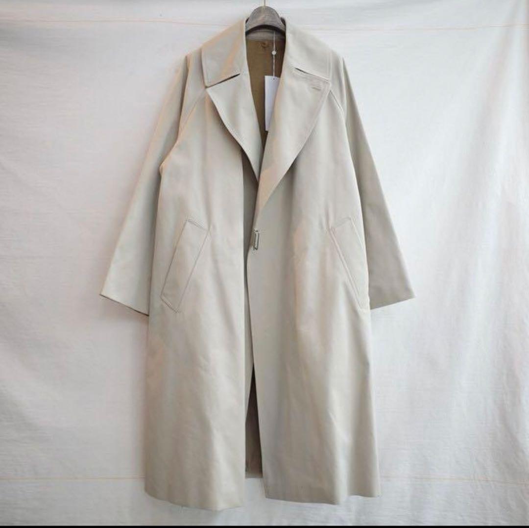 19aw comoli コットンギャバタイロッケンコート2