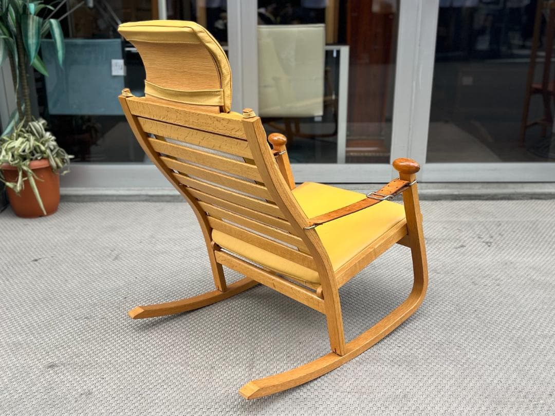 現行モデル☆CONDEHOUSE／カンディーハウス／ソリ／ロッキングチェア／本革