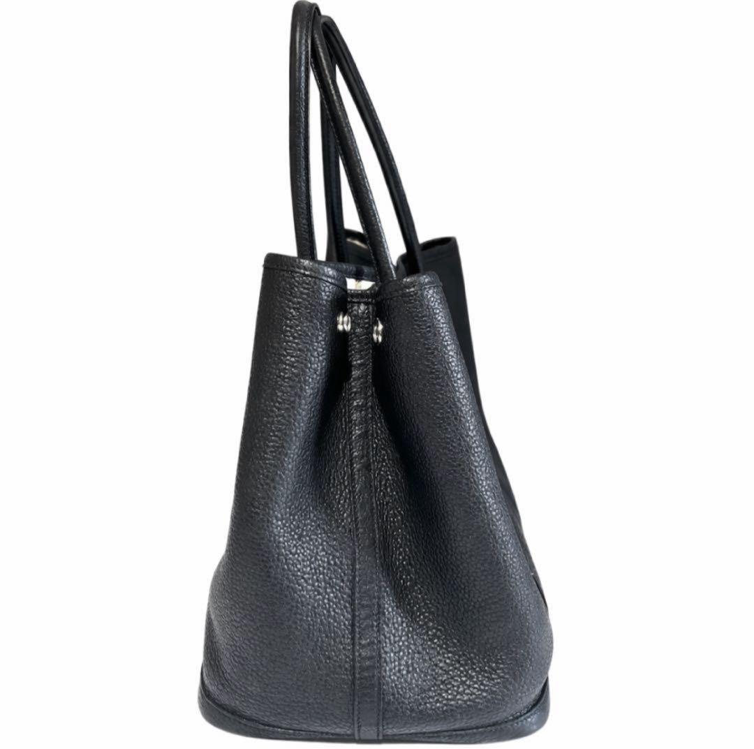 ★美品★★エルメスガーデンパーティPM ネゴンダ ブラック A4収納