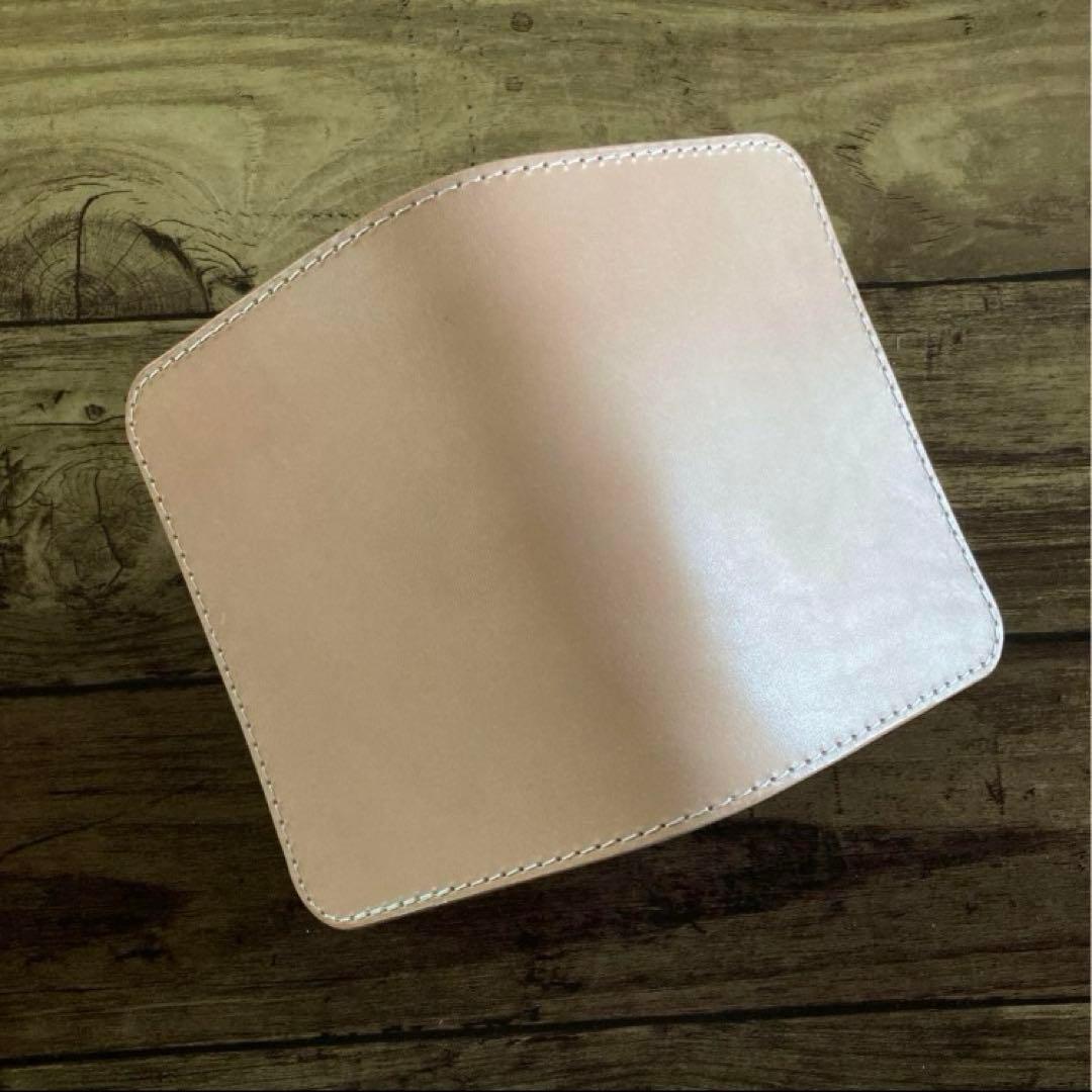 【呪われし者】COW CRUST クラストレザー　ミドルウォレット　タン