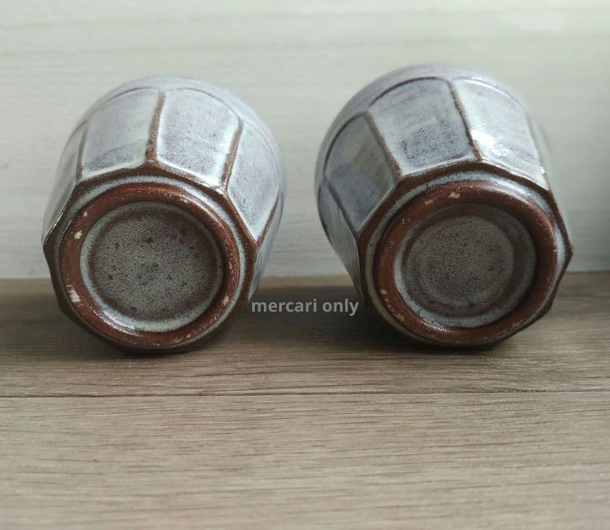 【じゅんさま専用です】薄灰茶　象嵌リーフ深皿26.5cm2枚・湯のみ二つ