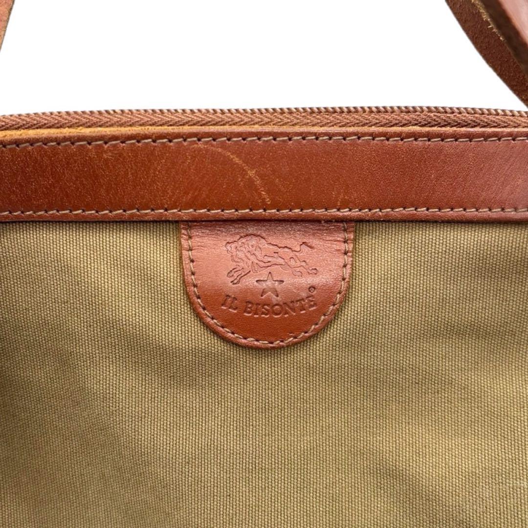 美品◎イルビゾンテ A4可 肩かけ可 ボストンバッグ トートバッグ 大容量