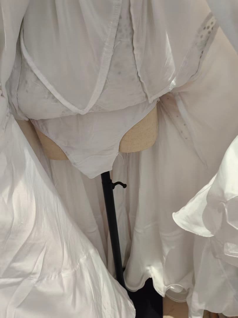 ★美品 お得　社交ダンスドレス スタンダードドレス オーストリッチ羽根 M