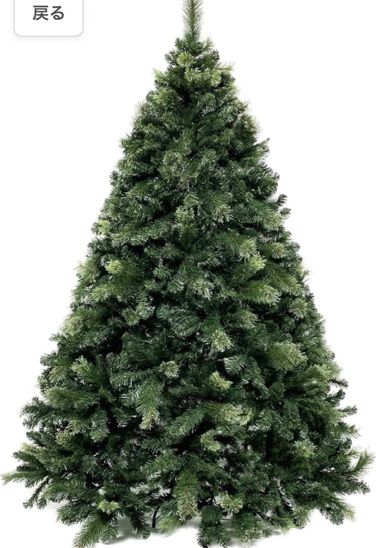 大阪引取り限定！総額6万円相当！超リアルなクリスマスツリーとオーナメントセット