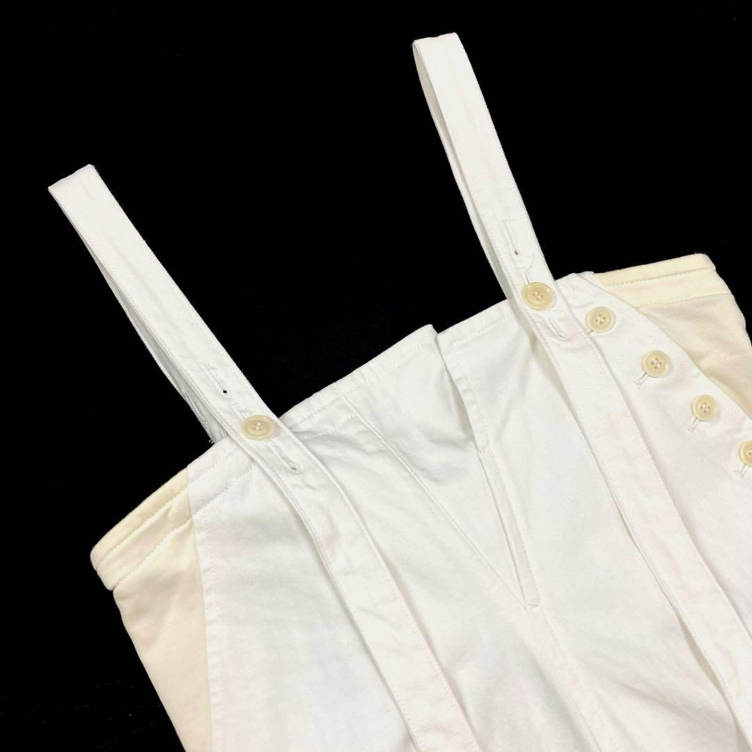 ワンピース Y's 10OZDENIM FLEECE SHOULDER LACE DRESS