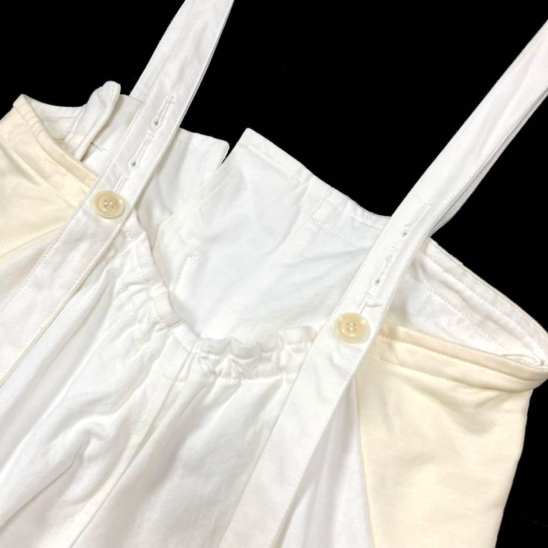 ワンピース Y's 10OZDENIM FLEECE SHOULDER LACE DRESS