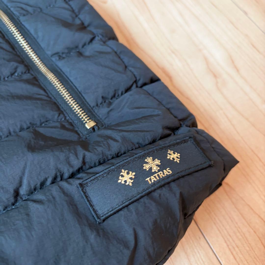 TATRAS タトラス　ダウンベスト　フードファー付き　黒
