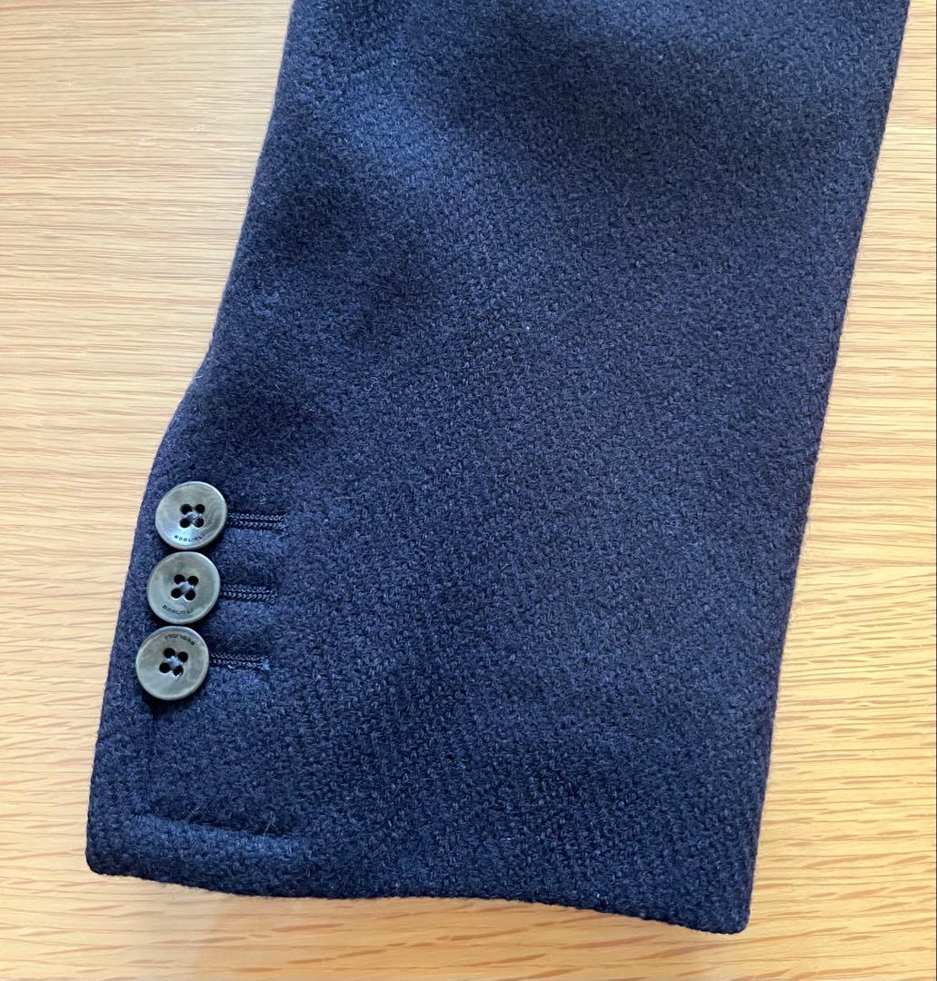 east　ボリオリ　ネイビー　チェスターコート