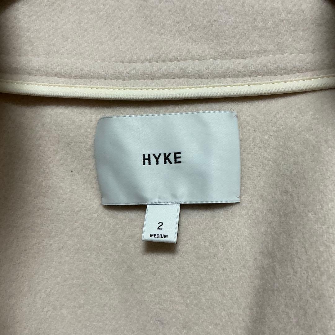 【美品】HYKE DOUBLE FACE DUFFLE JACKET
