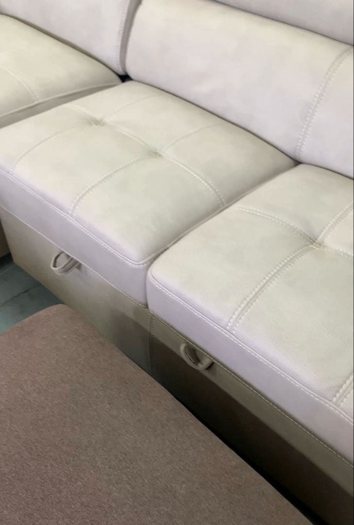 新品未使用　ソファ　ソファベッド　 収納箱　￼USBポート付き　(滋賀県内のみ)