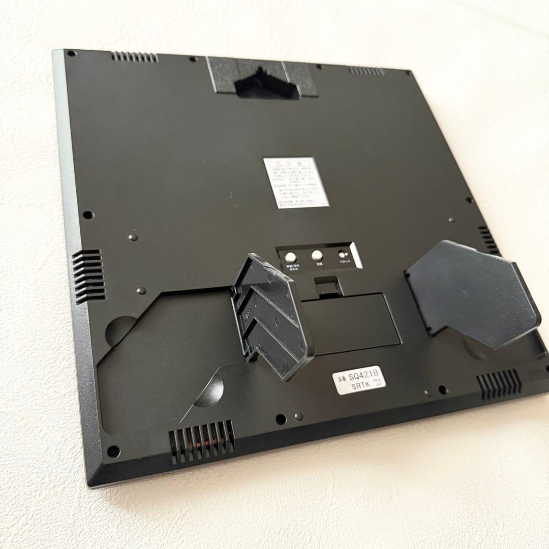 SEIKO　セイコー　電波時計　掛け置き　マンスリーカレンダー付き　SQ421B