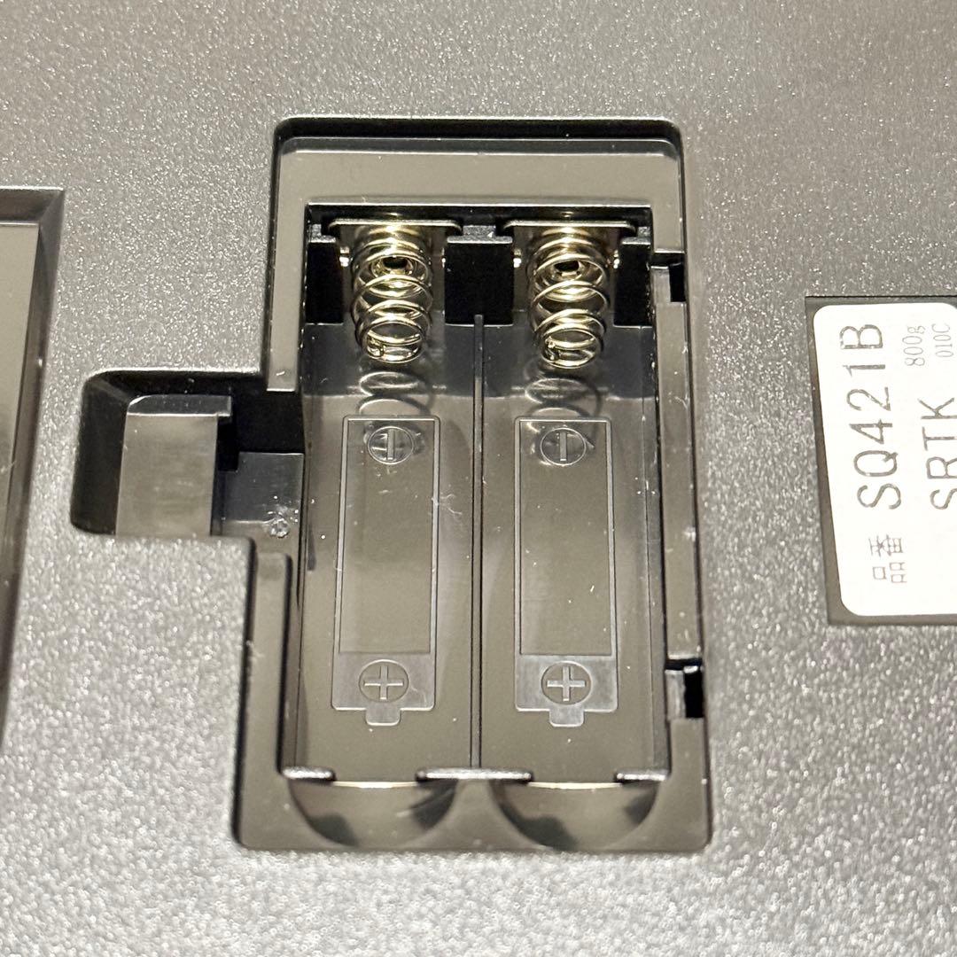 SEIKO　セイコー　電波時計　掛け置き　マンスリーカレンダー付き　SQ421B