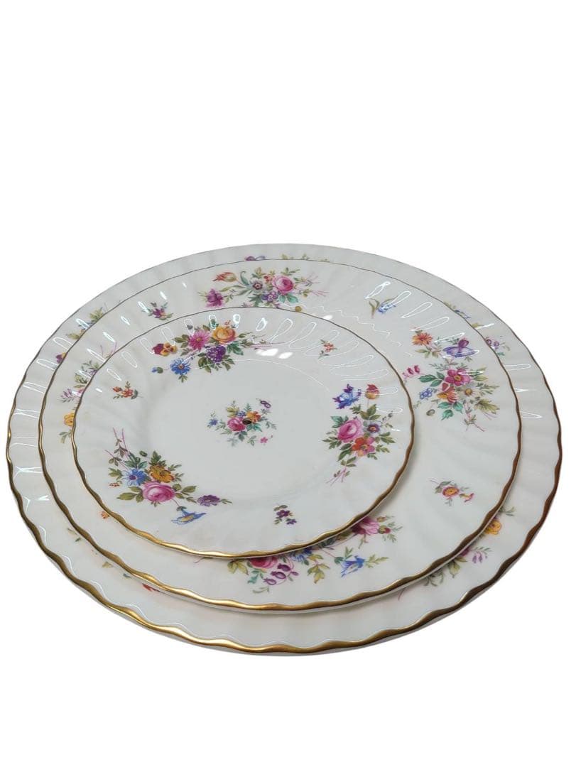 ミントン　マーロウ　3段ケーキスタンド