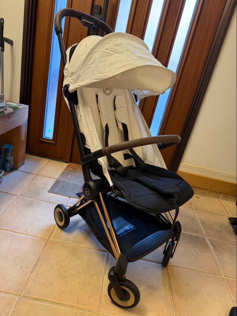 COYA Cybex ベビーカー バンパー付き ホワイト三越伊勢丹限定カラー