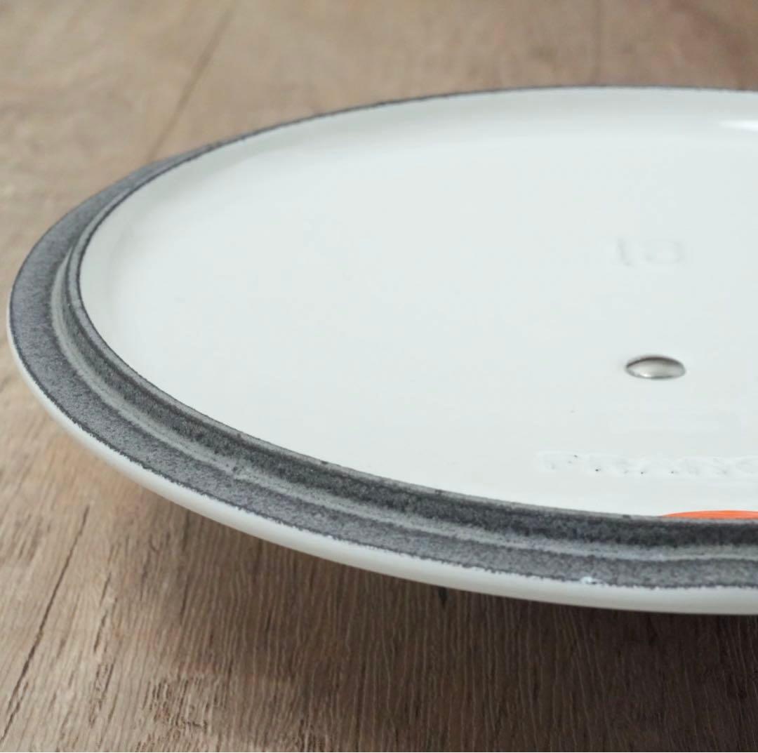 【新品】LE CREUSET　シグニチャーココット ロンド ホワイト　18cm