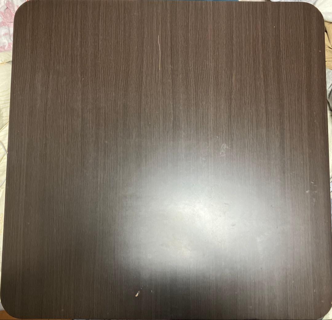 こたつテーブル80cm×80cm 2人用　ブラウン