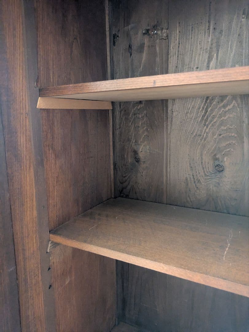 アンティーク キャビネット 昭和レトロ 戸棚 木製 大正 和家具 食器棚