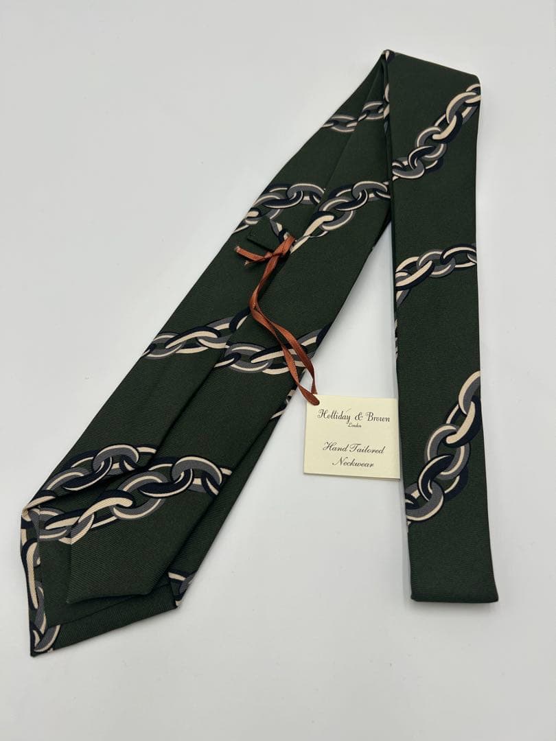 新品未使用　Holiday & Brown ネクタイ　ホリデー&ブラウン　緑