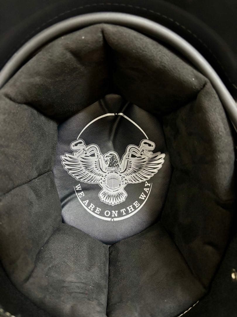 ポリスヘルメット ショーティー ヘルメット エイジング塗装仕上げ　フリーサイズ