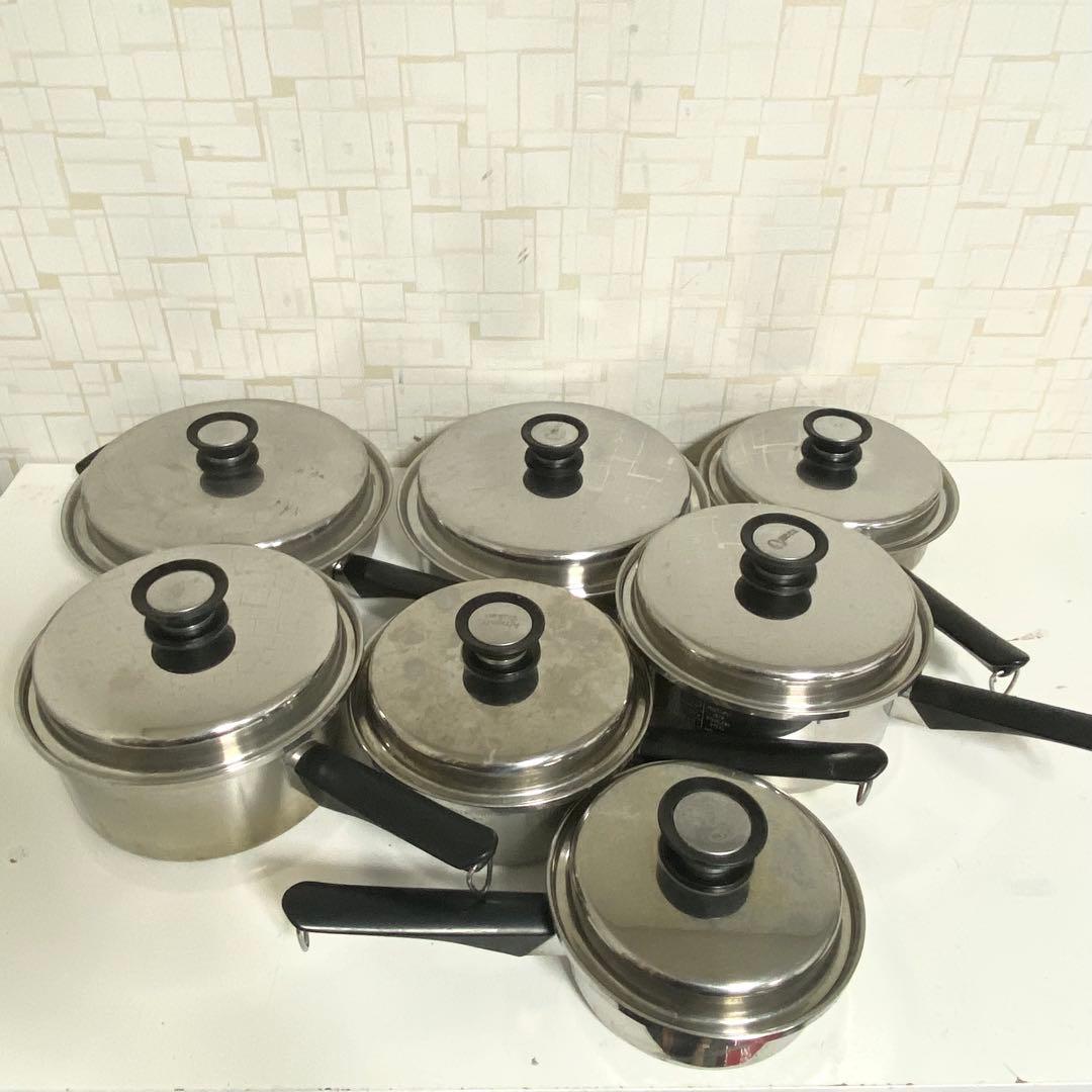 Amway アムウェイクイーン 片手鍋 フライパン 7点セット