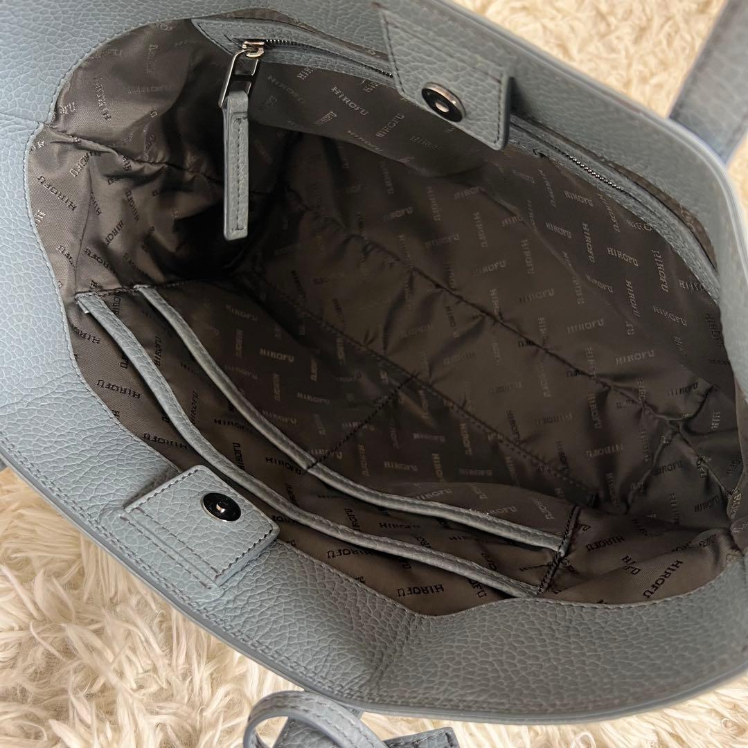 HIROFU ヒロフ 【 リベロ 】ナイロン トート バッグ M ブルー