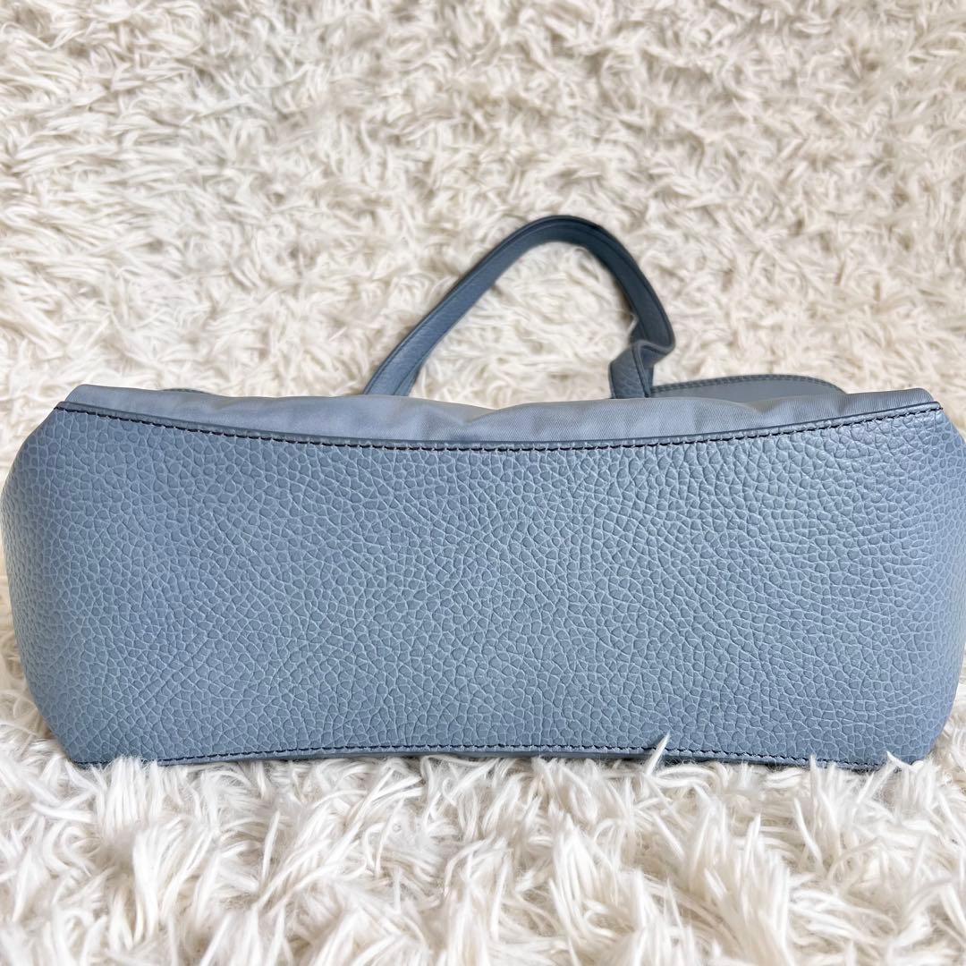 HIROFU ヒロフ 【 リベロ 】ナイロン トート バッグ M ブルー