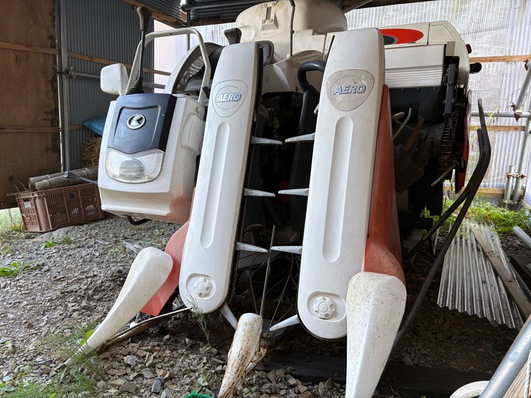 クボタ　2条刈りコンバイン　AR216　静岡県島田市