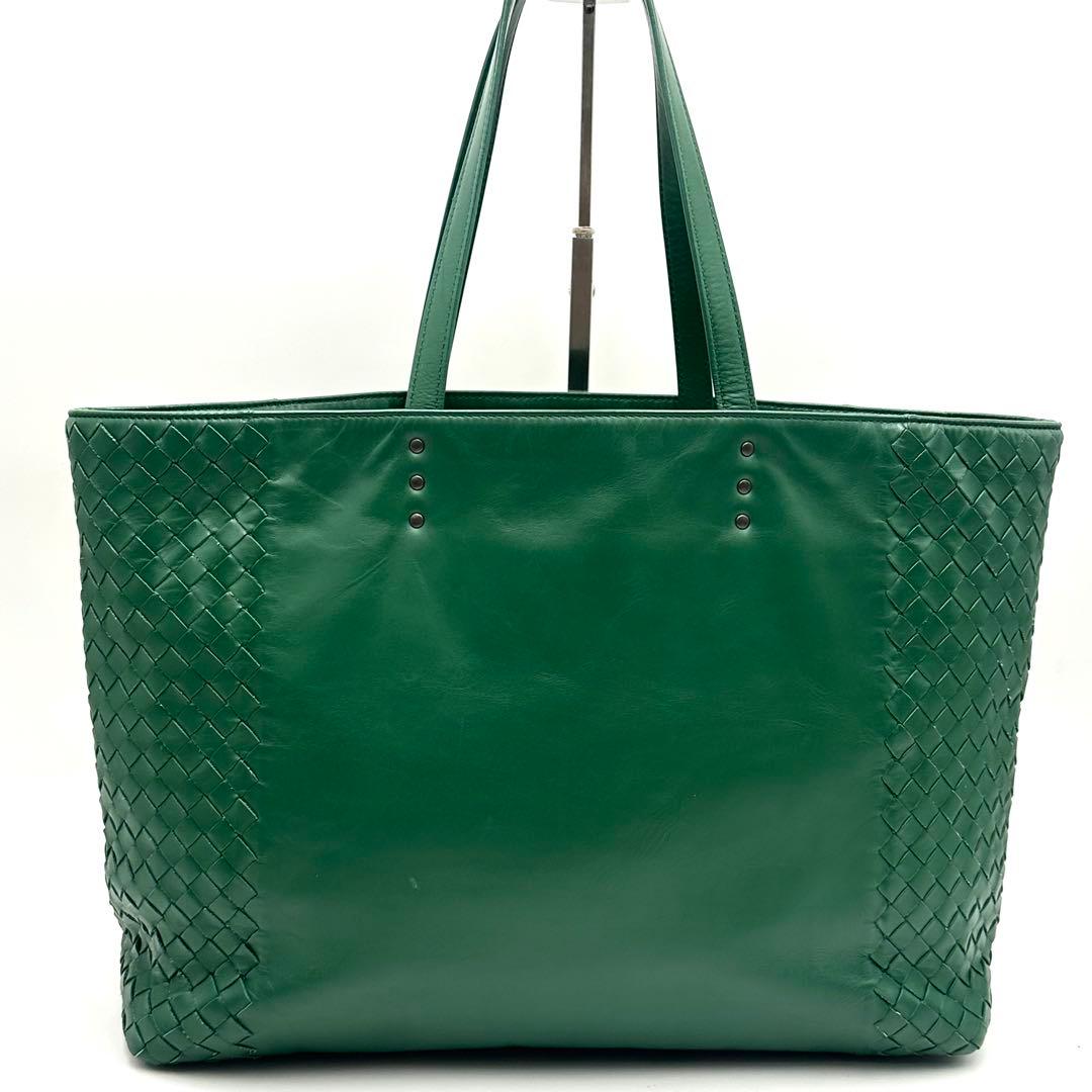 美品✨ボッテガ イントレチャート トートバッグ 大容量 A4◎ 肩掛け