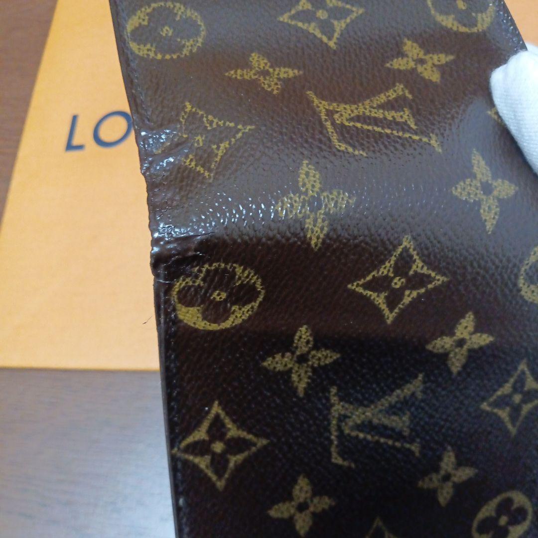 ルイ・ヴィトン。訳あり良品、モノグラム、ポルト、フォイユ、マルコ折り財布