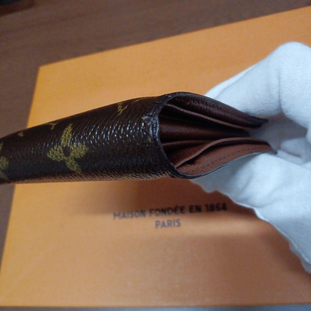 ルイ・ヴィトン。訳あり良品、モノグラム、ポルト、フォイユ、マルコ折り財布