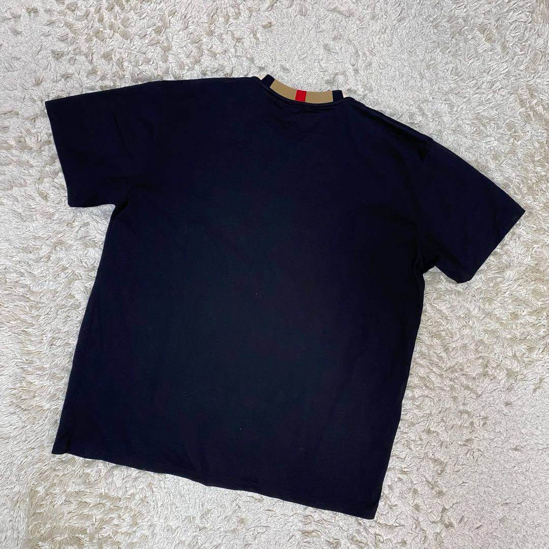 バーバリーロンドン　半袖Tシャツ　ブラック　L