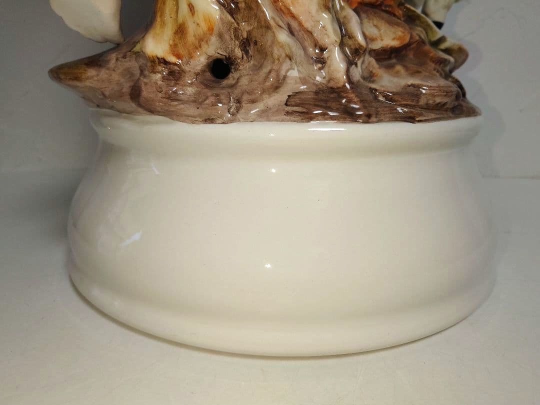 特大capodimonteカポディモンテ イタリア製 貴婦人 置物 フィギュリン