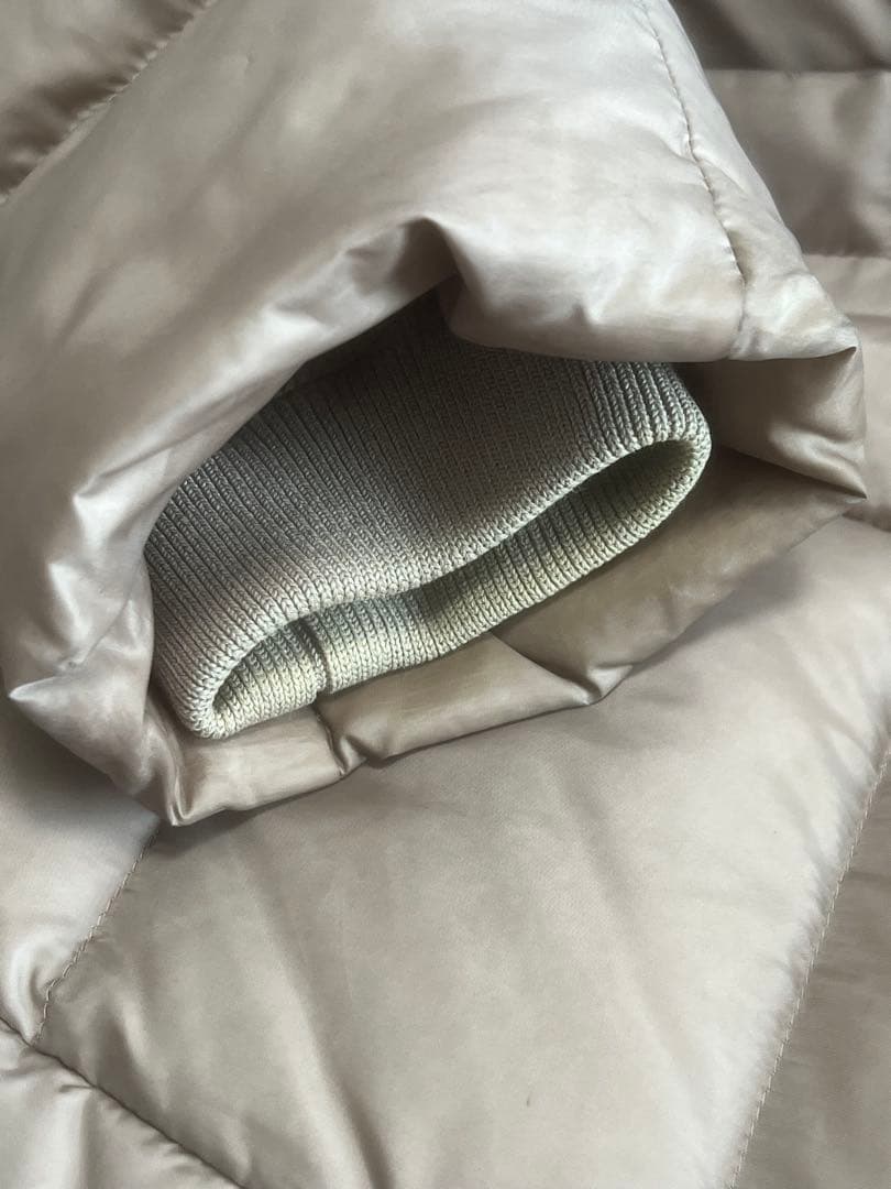 23区　ダウンジャケット М フード取り外し可 グレージュ 38 防寒◎