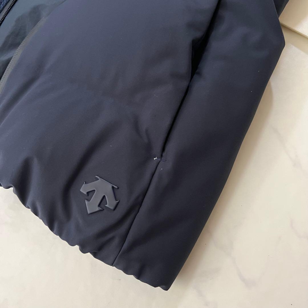 高級 デサントオルテライン 水沢ダウン ANCHORネイビー ダウンジャケット