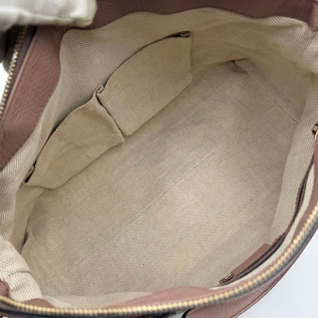 グッチ　ソーホー　インターロッキング　2way ハンドバッグ　ショルダーバッグ