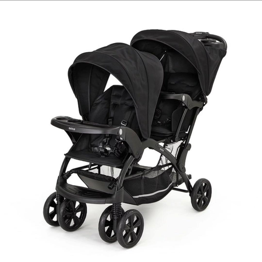 KATOJI 2人乗りベビーカー 限定モデル ブラック