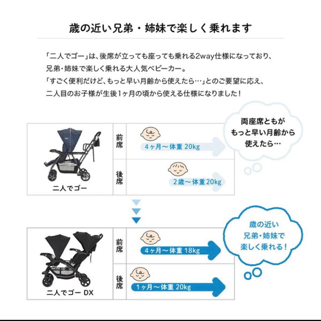 KATOJI 2人乗りベビーカー 限定モデル ブラック
