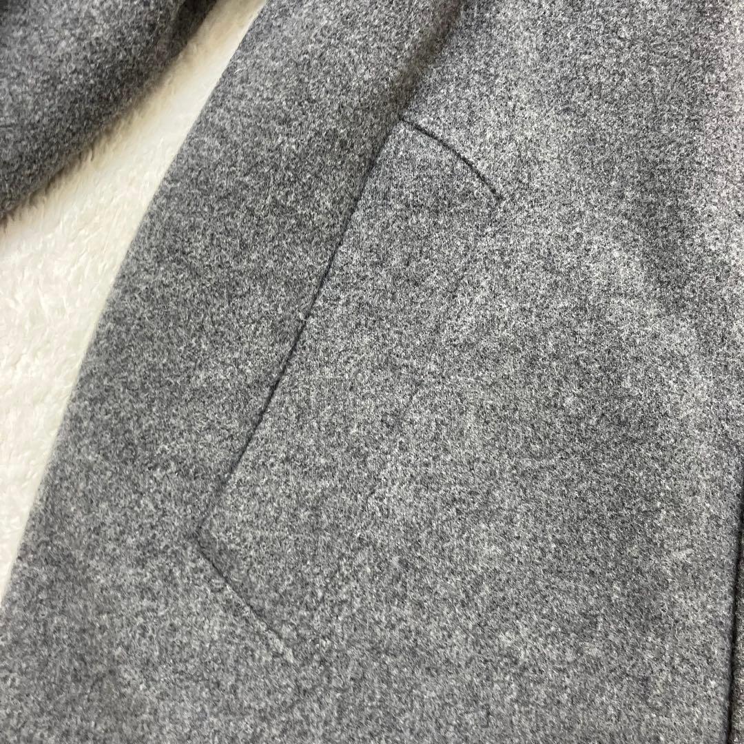 美品✨現行タグ ポールスミス Lサイズ ビッグロゴ ステンカラーコート ウール