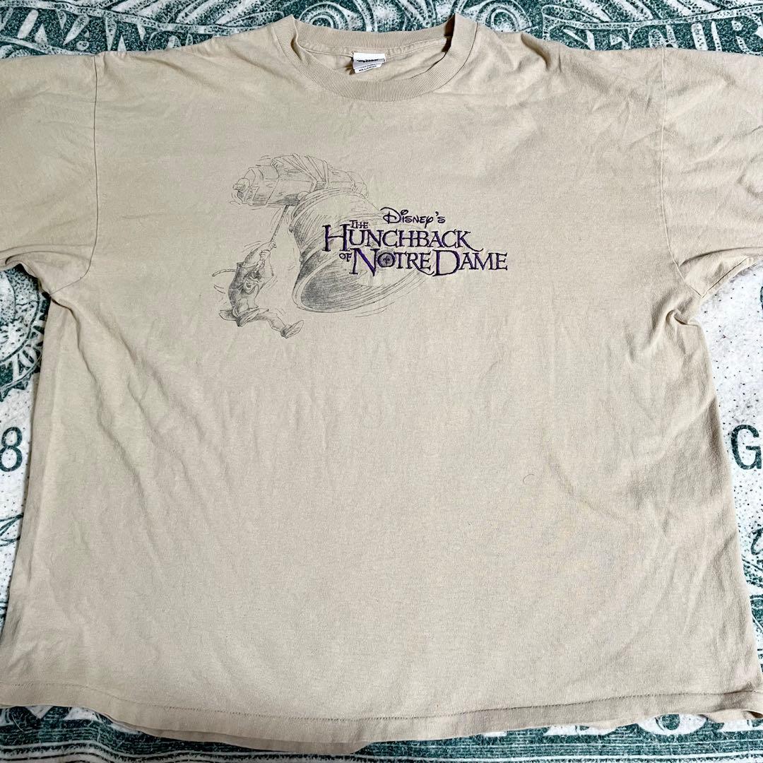 レア ディズニーヴィンテージ ノートルダムの鐘 プリント Tシャツ XXLサイズ