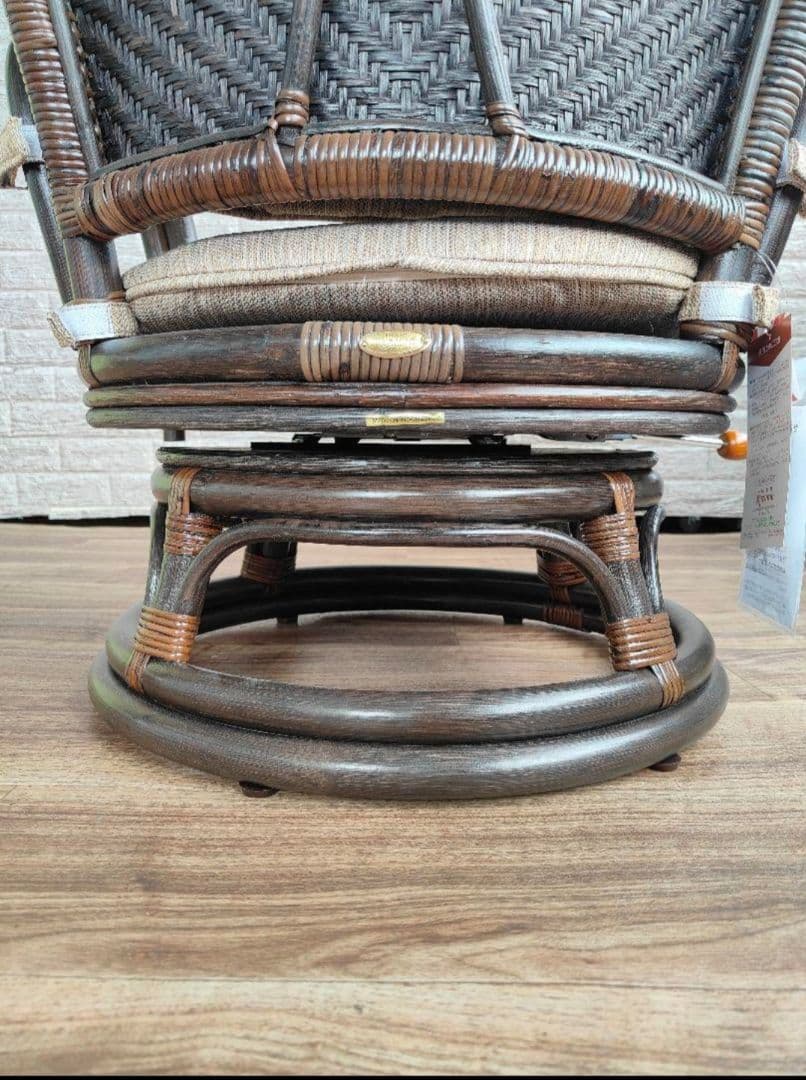 アウトレット未使用 KAZAMA カザマ オリッサ 回転座椅子 回転止機能付