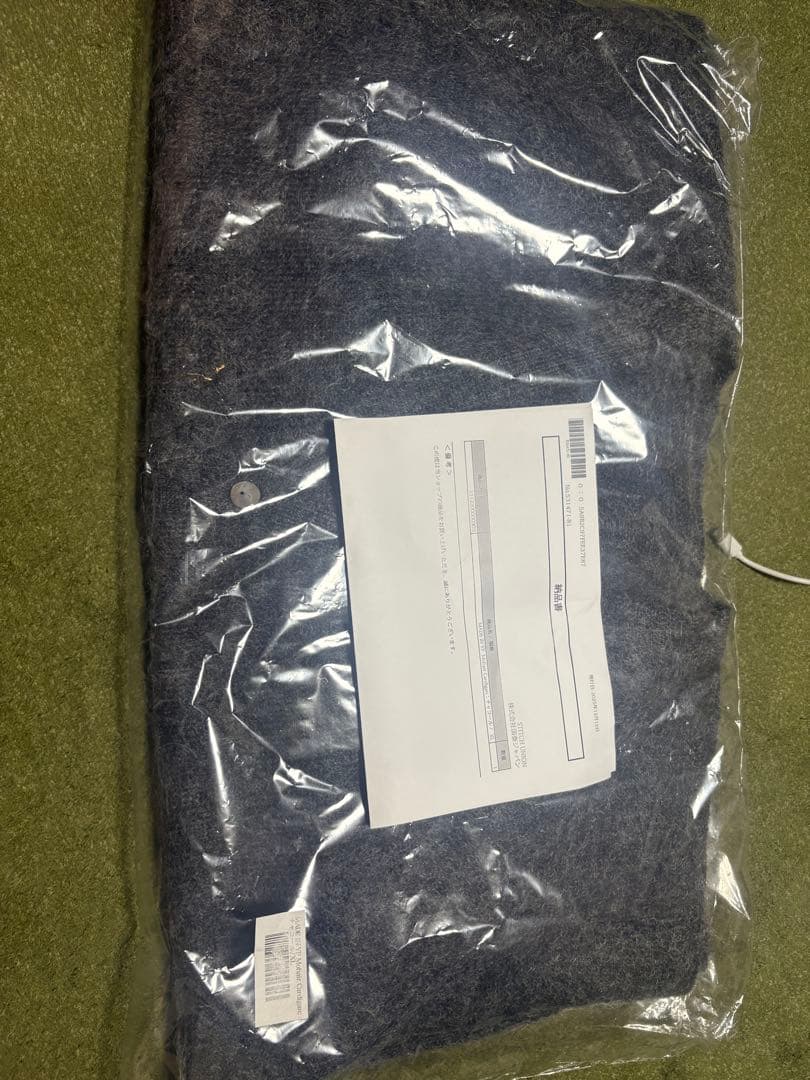 コ*コ様 即完　ダークグレー モヘアカーディガン MADE IN YP