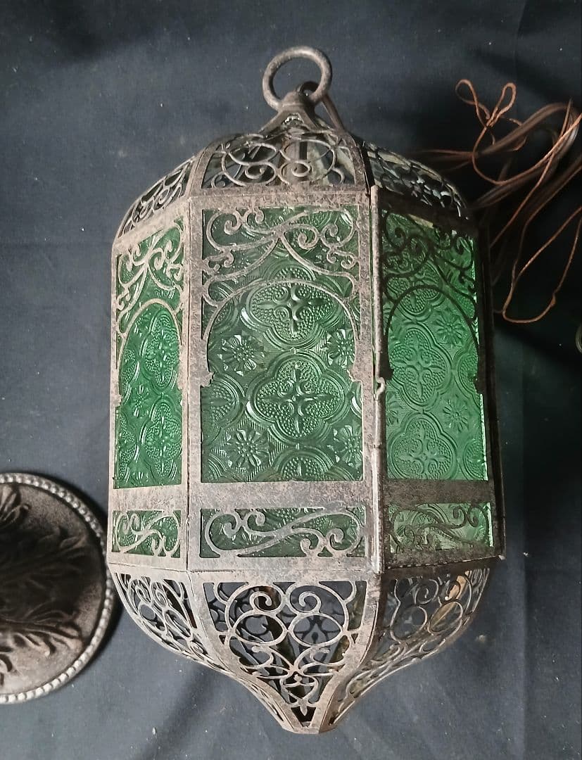 アンティーク調 ランプ2点 「未使用品」