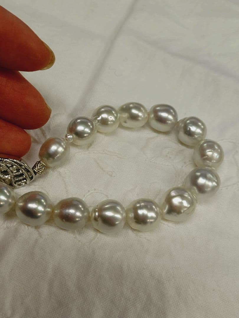南洋 白蝶パール ブレスレット 白蝶真珠