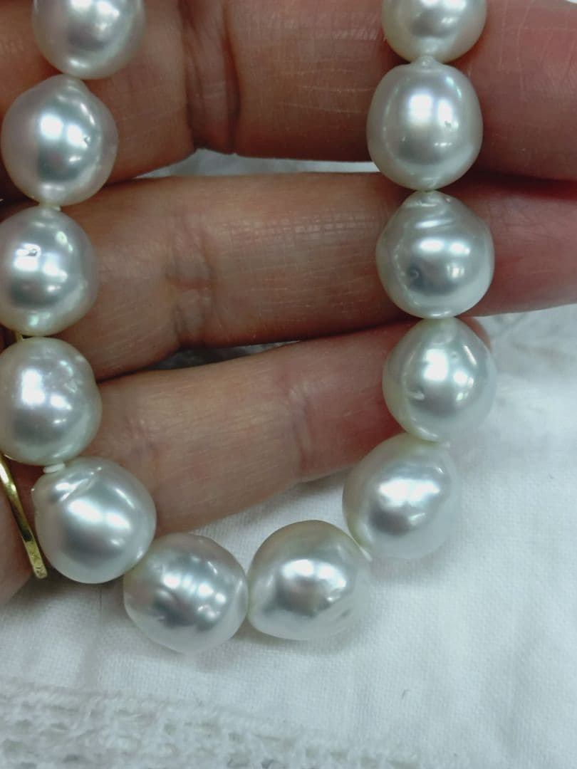 南洋 白蝶パール ブレスレット 白蝶真珠