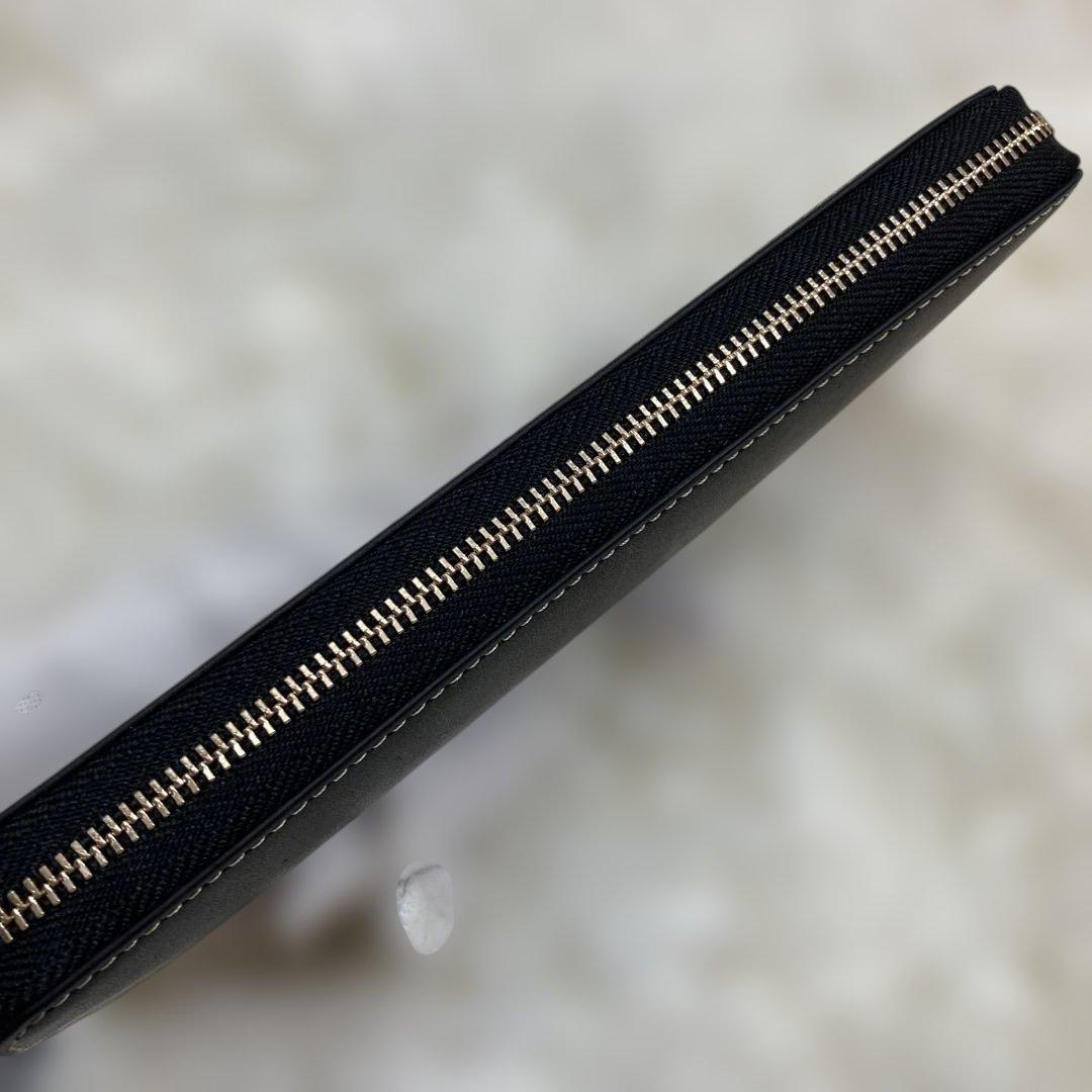 新品未使用品 タグ付き 現行モデル ポールスミス 長財布 ロゴ型押し 黒 牛革