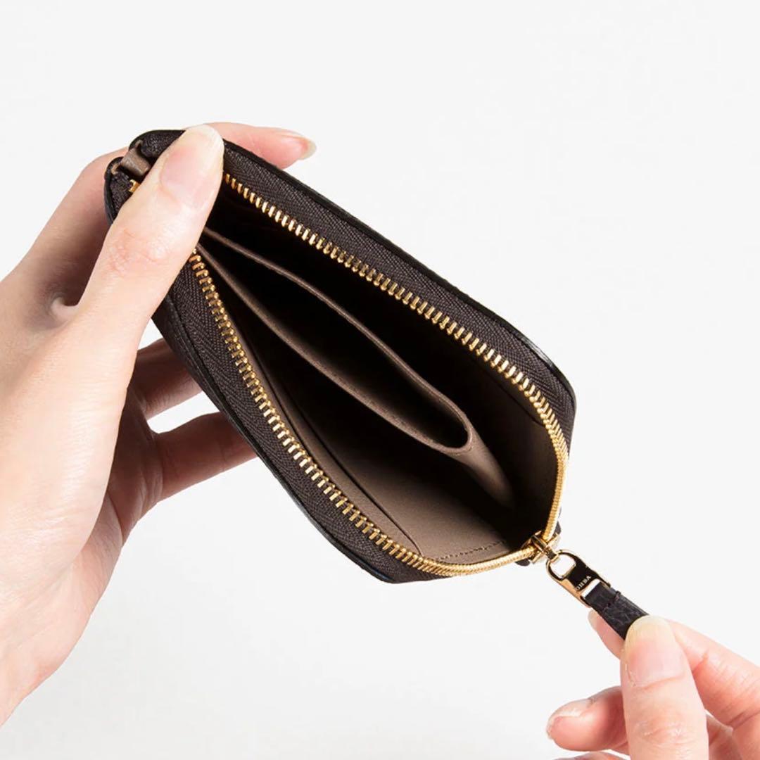 おおばせいほう 大峡製鞄 0051-3-GMS Lジップ札入れ マルチケース 黒