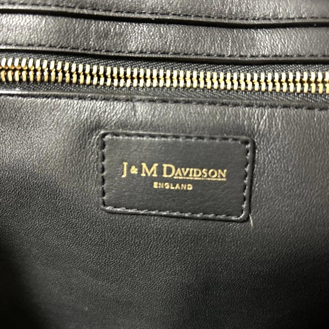 美品 J&M DAVIDSON BELLE トートバッグ 黒A4 OK 2way