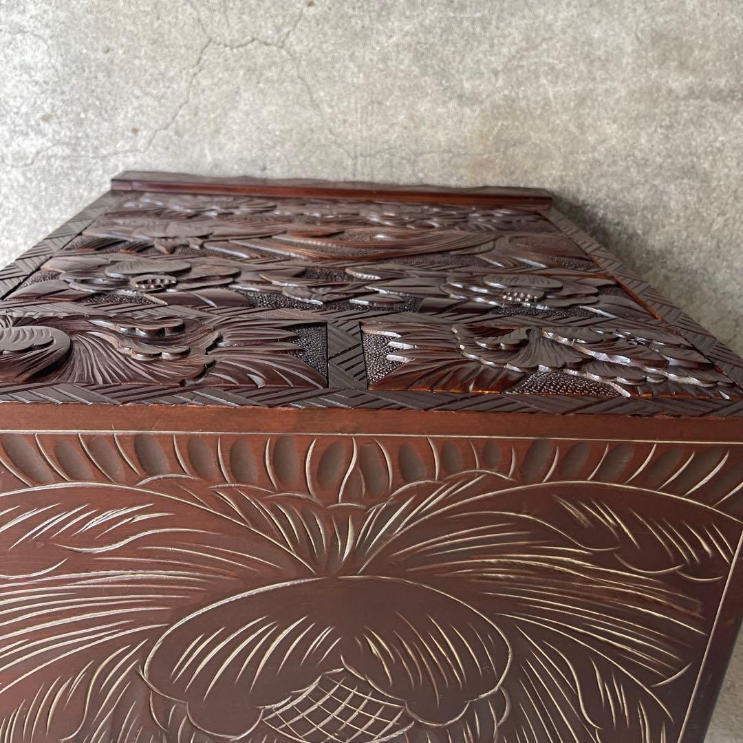 日光彫　 小引き出し 抽斗 5杯