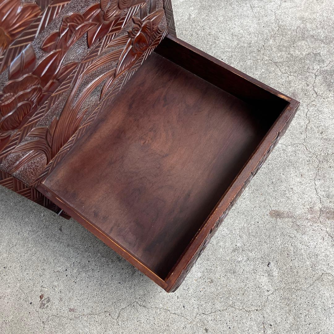 日光彫　 小引き出し 抽斗 5杯